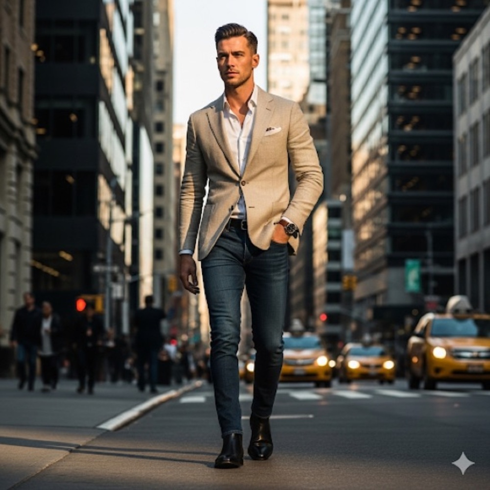Michael Kors Mens Two Button Blazer Jacket